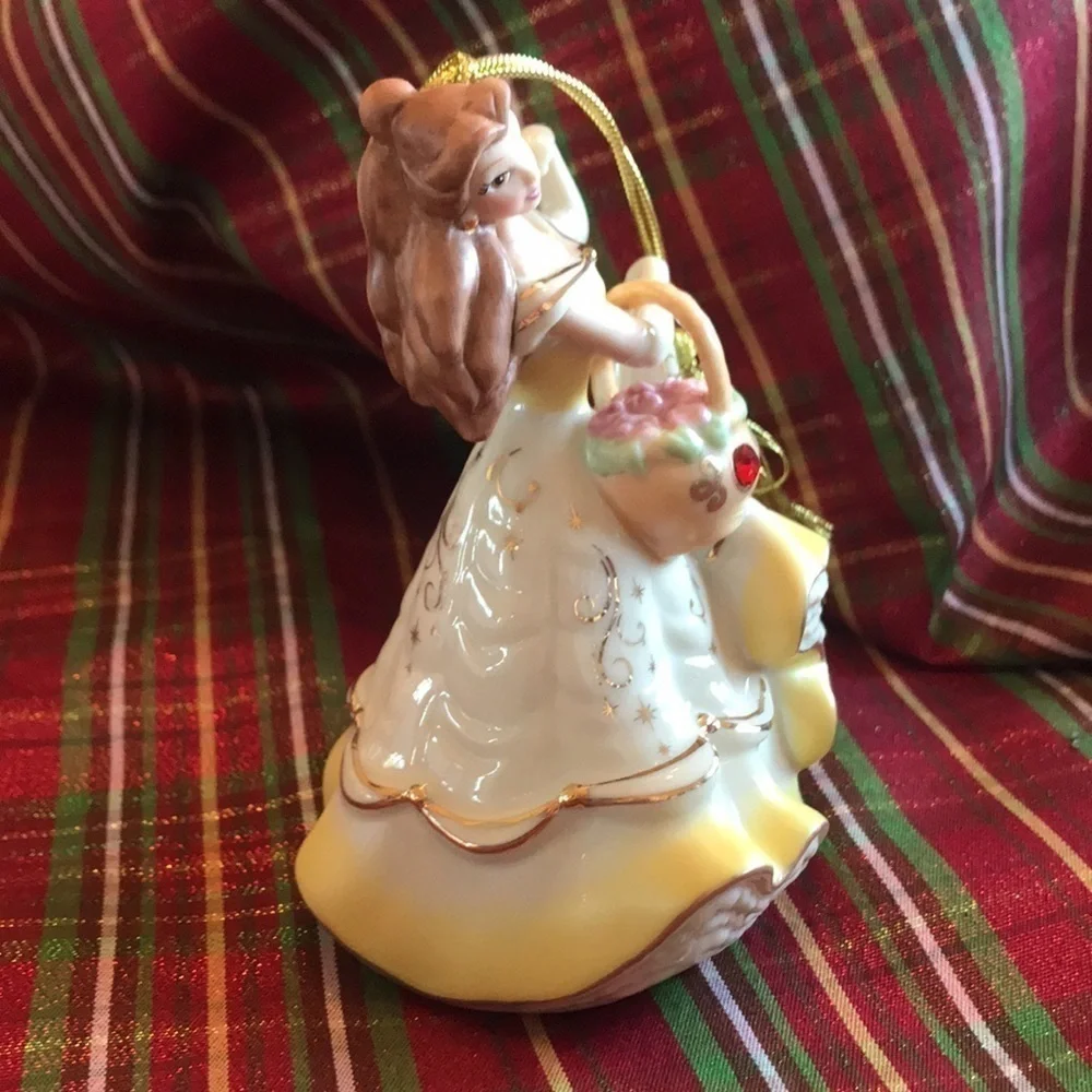 Brand New Lenox Disney Showcase Princess Belle Christmas Tree Ornament